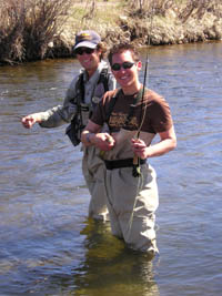 Fly Fishing Provo River near Park City, Utah