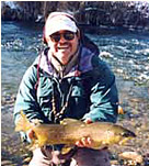 Hank Boehm with a Provo River Brown Trout