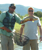 Jon Hinich with a Green River Brown Trout