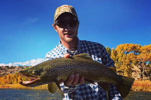 Dan McRudden with Green River Brown Trout