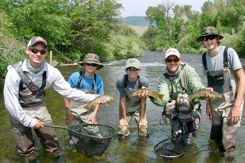 Flyfishing the provo river with guides