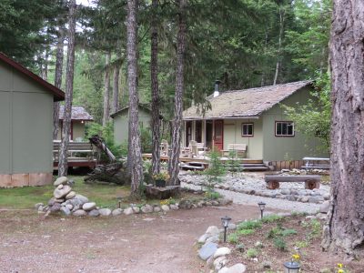 BC West Cabins in Pine Trees